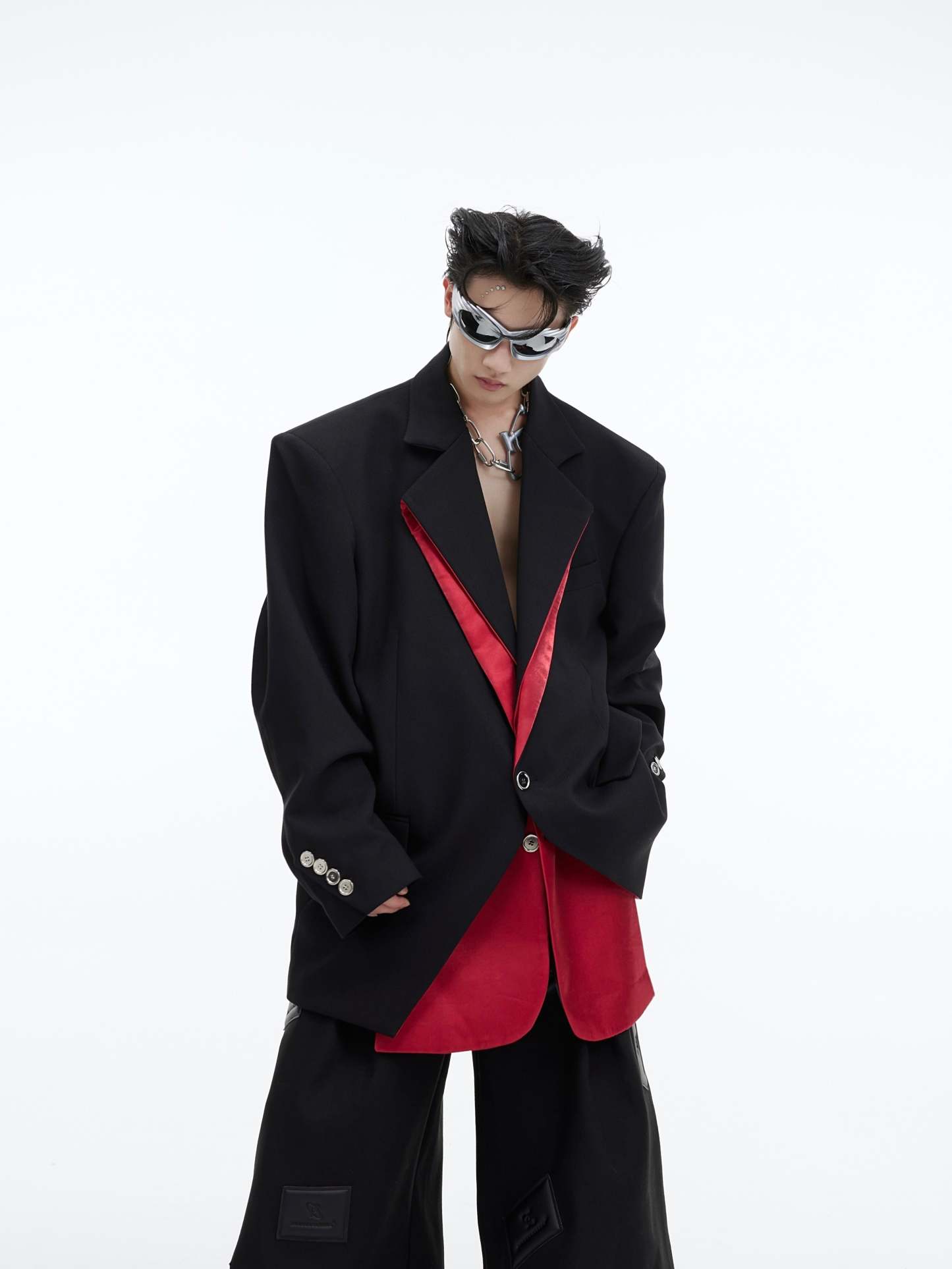 【23s September.】Structured Paneled Blazer-IYAMIUIO