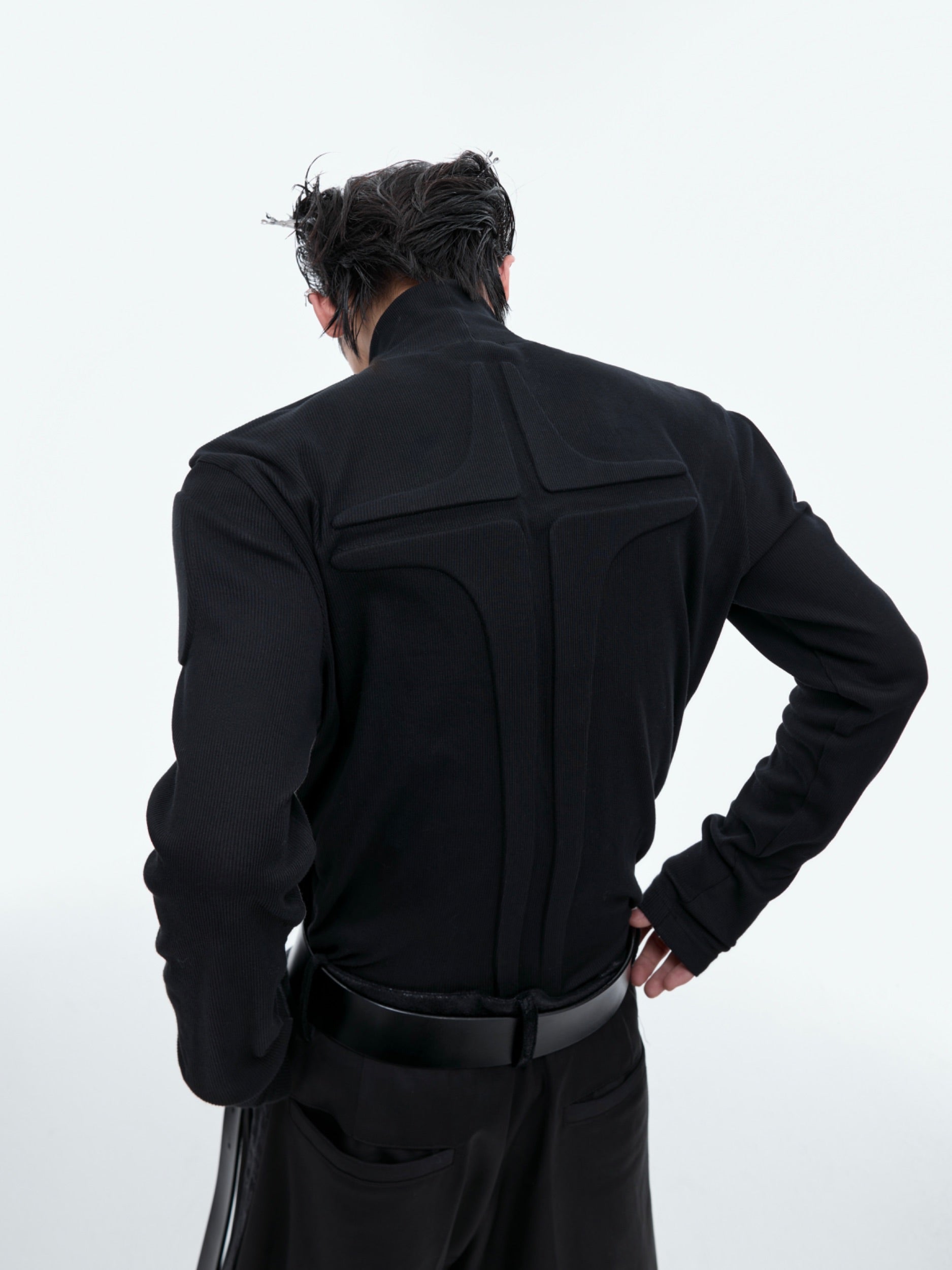 【24s Sep.】Armor Design High-neck Long-sleeved Bottoming Shirt-IYAMIUIO