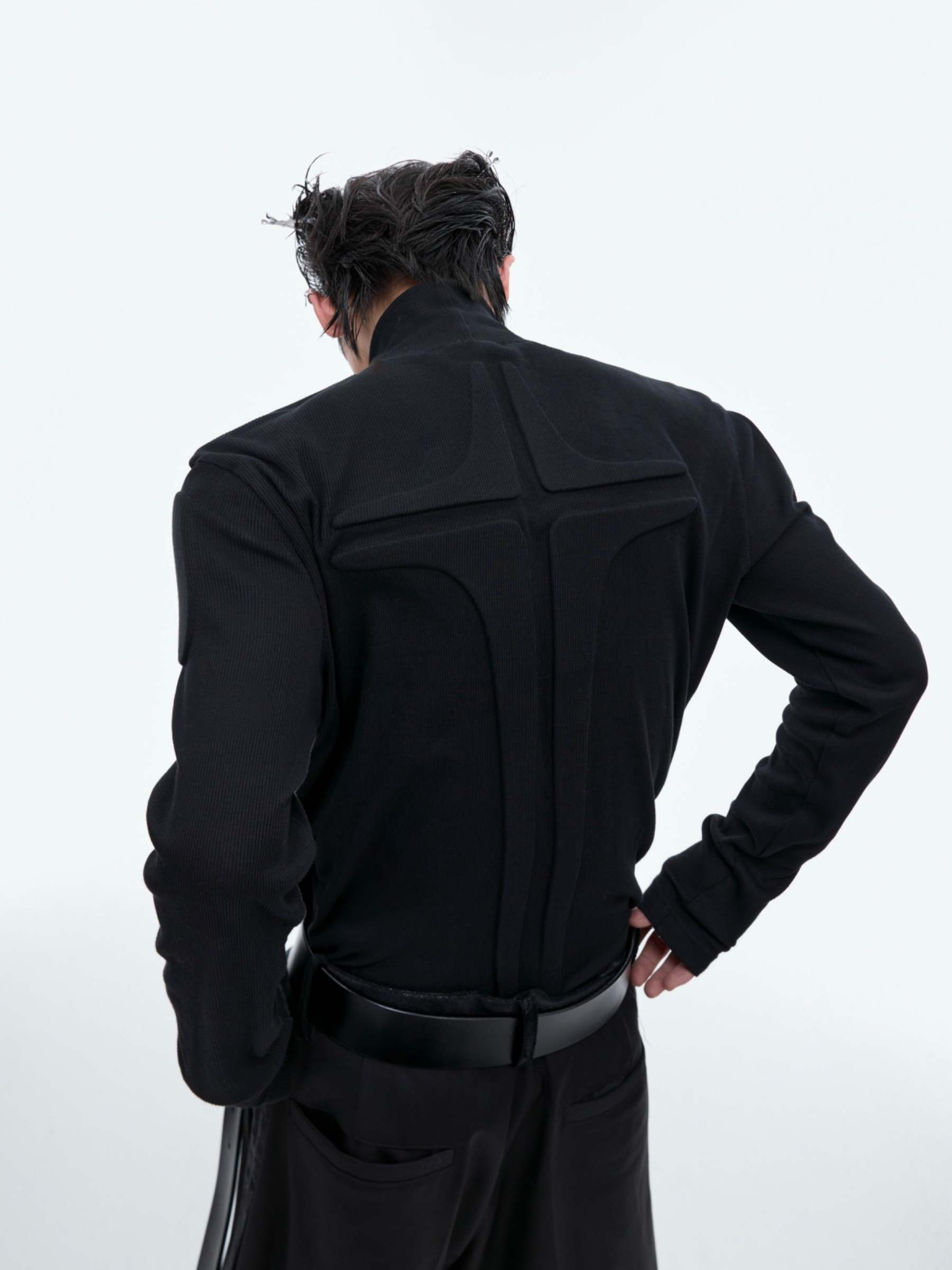 【24s Sep.】Armor Design High-neck Long-sleeved Bottoming Shirt-IYAMIUIO