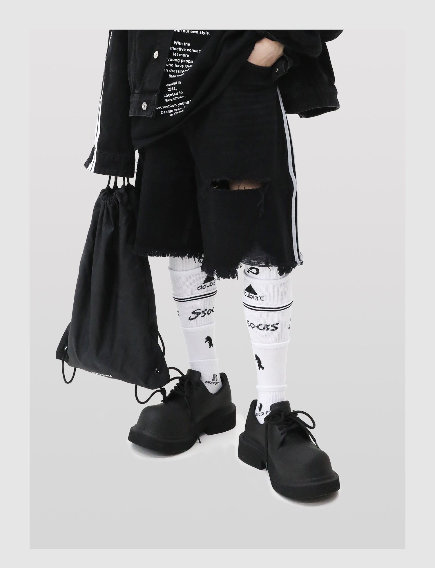 【New】Big Toe Platform Leather Shoes-IYAMIUIO