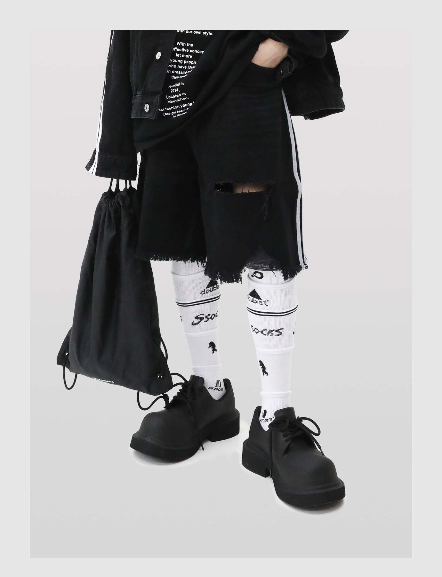 【New】Big Toe Platform Leather Shoes-IYAMIUIO