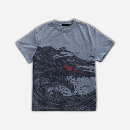 Vintage Washed T Shirt -B.K.-IYAMIUIO