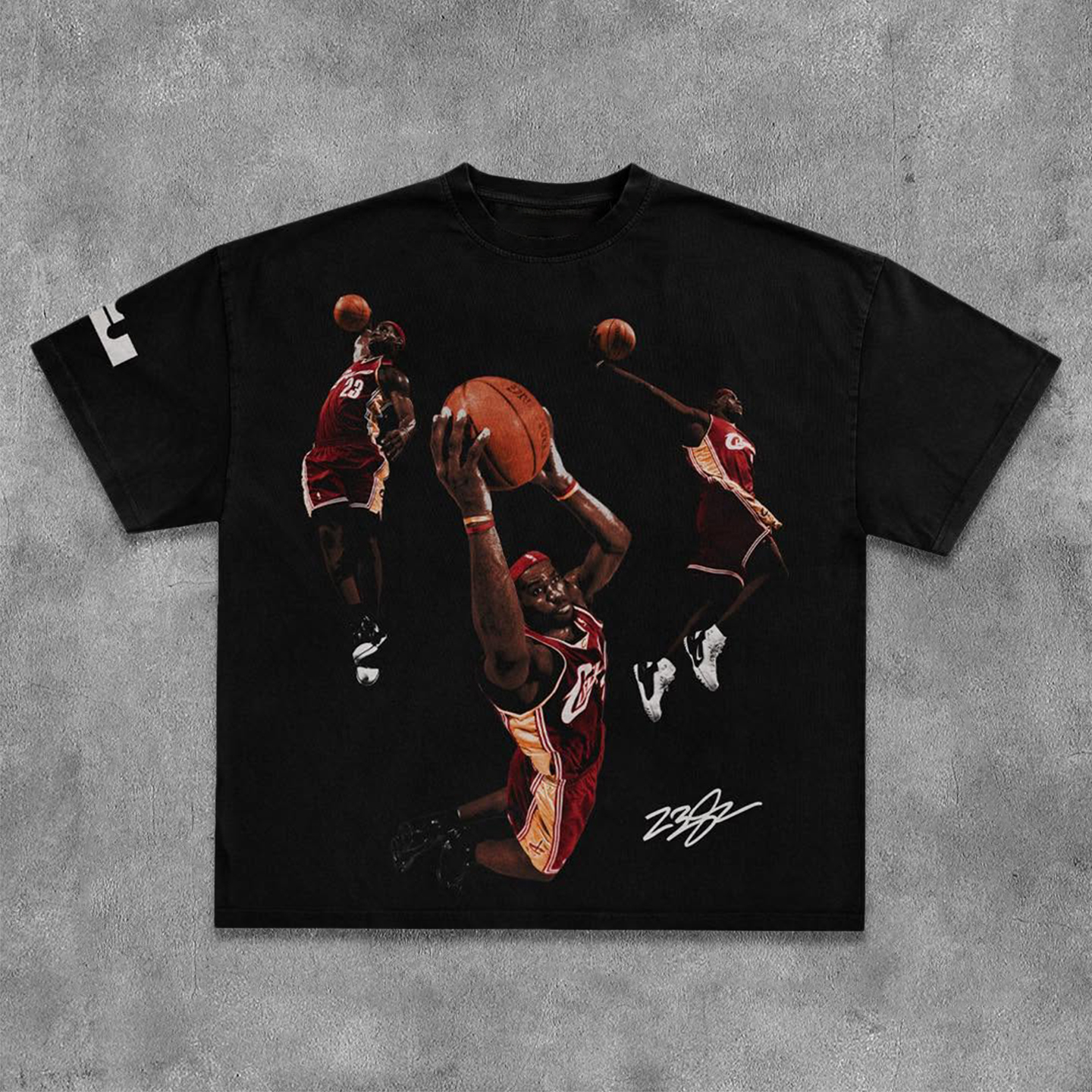 Basketball Mvp Print Short Sleeve T-Shirt-IYAMIUIO