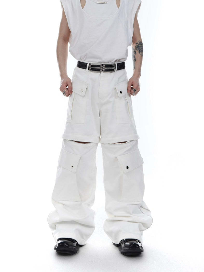 【23s Feb.】Knife Cut Cargo Pants-IYAMIUIO