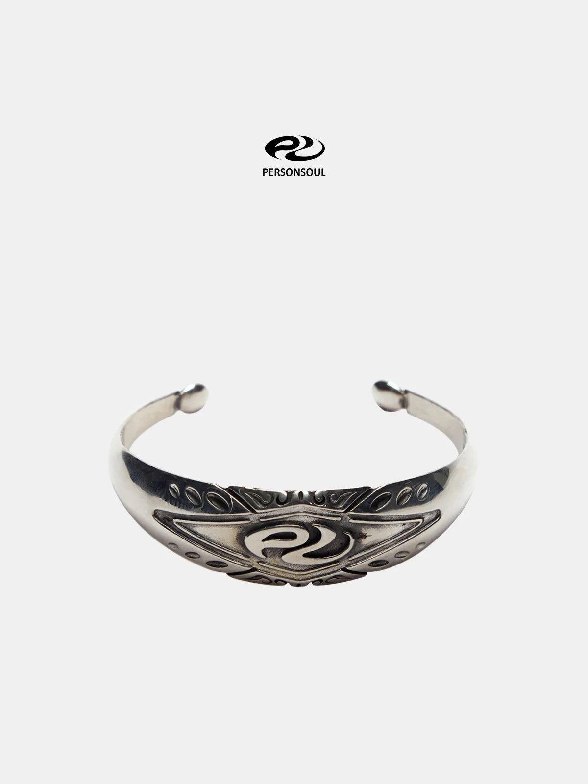 Personsoul Yuan Symbol Silver Bracelet-IYAMIUIO
