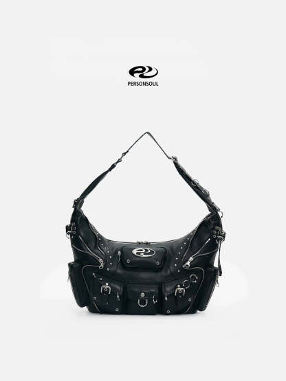 Personsoul Sheepskin Shoulder Bag Small-IYAMIUIO