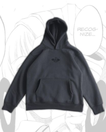 SHINJI MASK Embroidery Hoodie-Bleac.h-IYAMIUIO