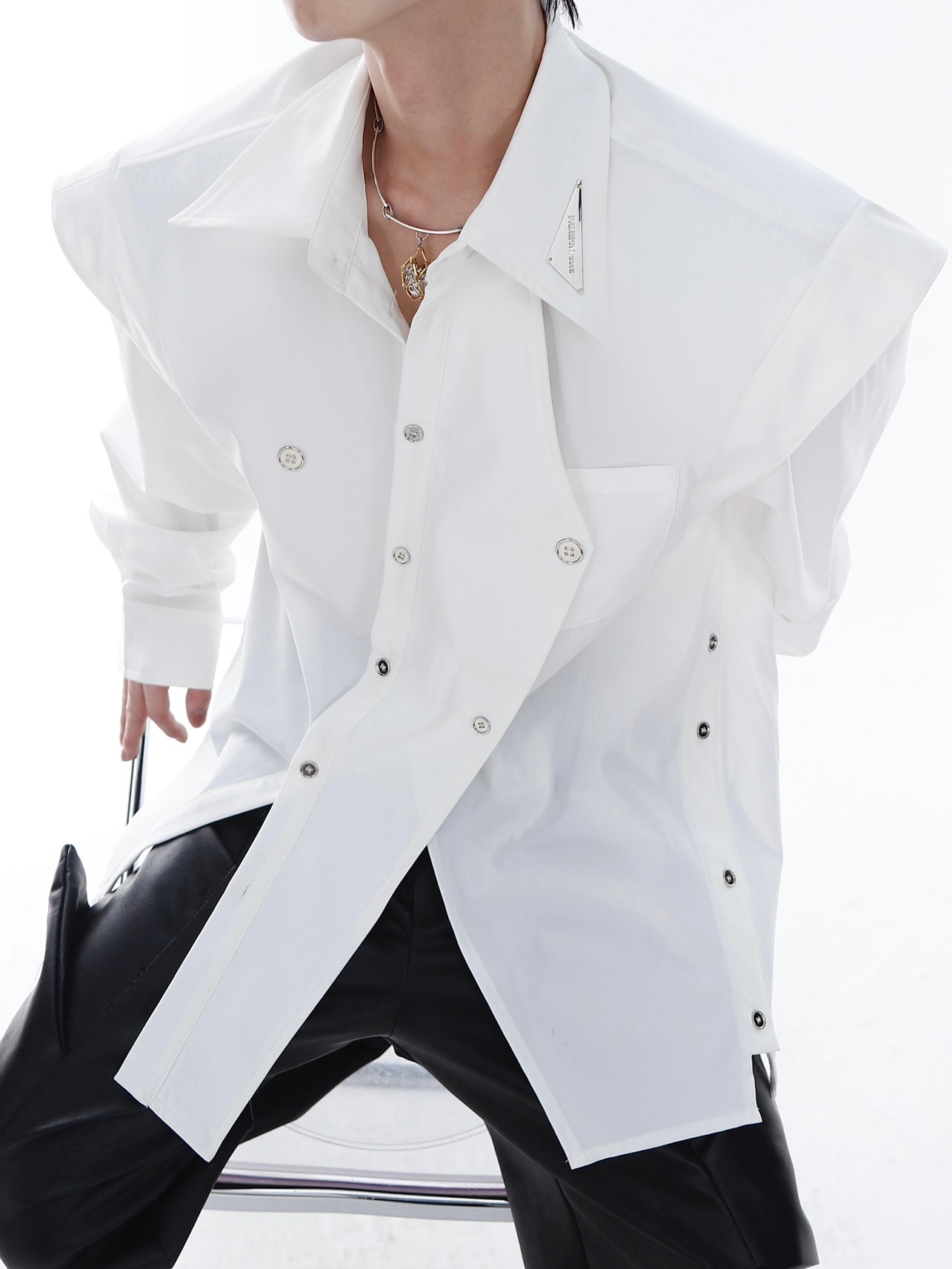 【23s Feb.】Original Shoulder Pad Shirt-IYAMIUIO