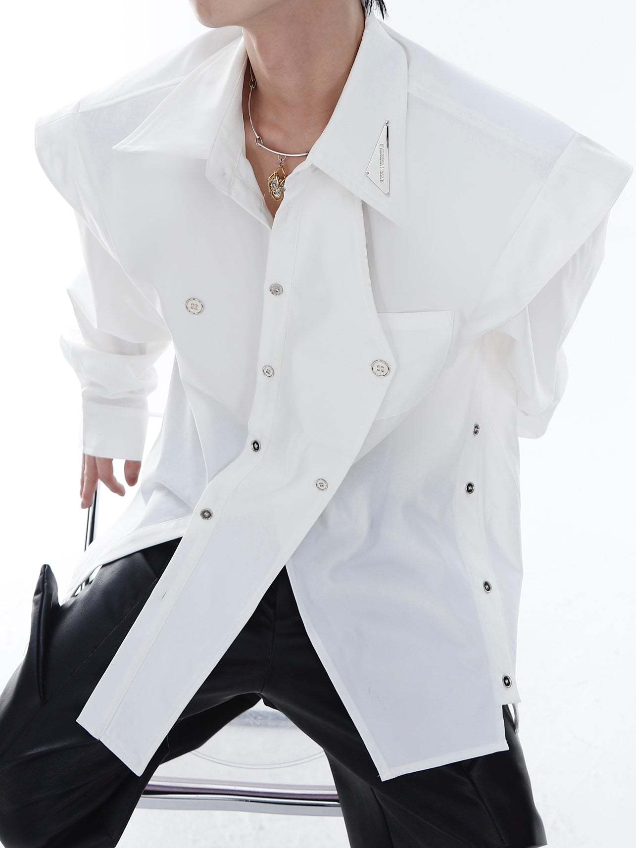 【23s Feb.】Original Shoulder Pad Shirt-IYAMIUIO