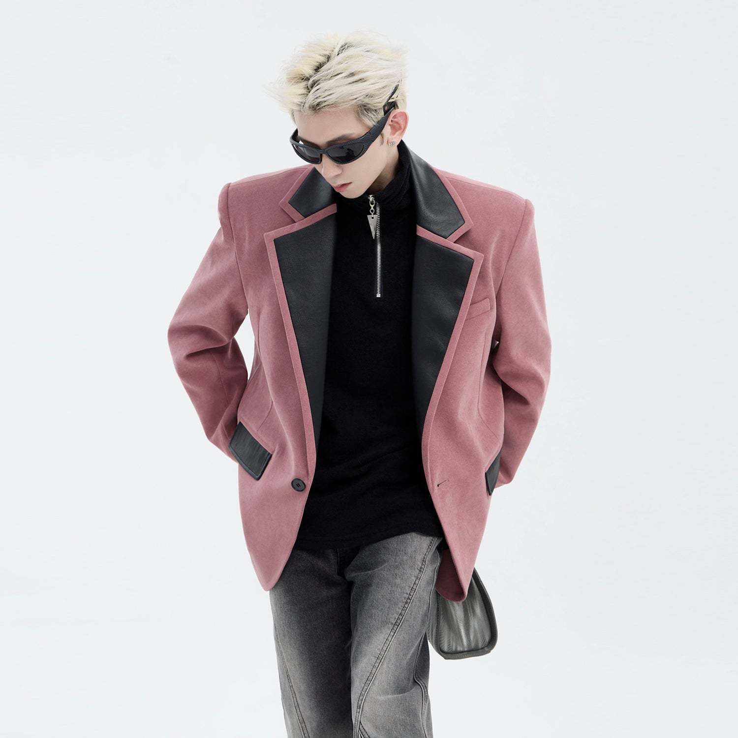 【24s Aug.】Retro High-grade Brushed PU Suit-IYAMIUIO