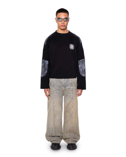 Camou Longsleeve Alpha Black-IYAMIUIO