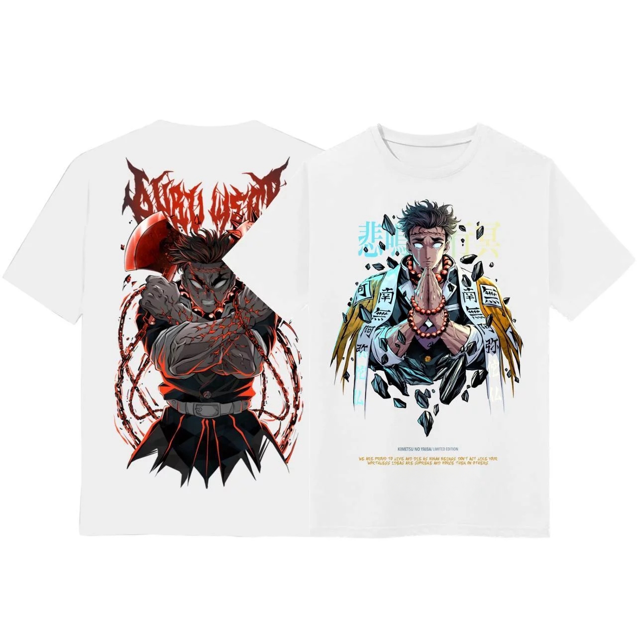 Himejima Gyomei Tee  - Demon Slayer-Shadeston