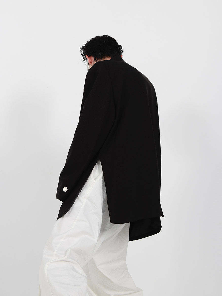 Irregular Slit Design Jacket-IYAMIUIO