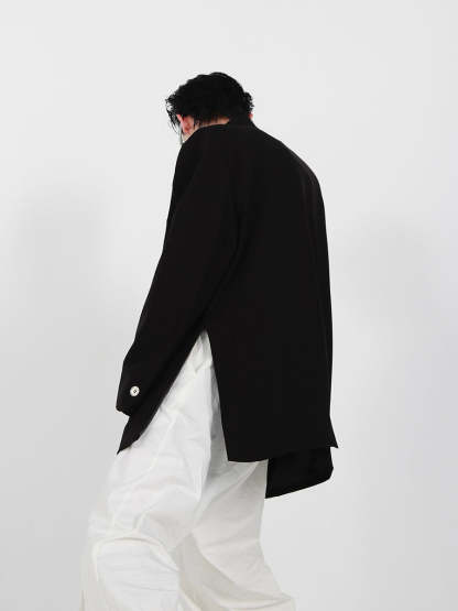 Irregular Slit Design Jacket-IYAMIUIO