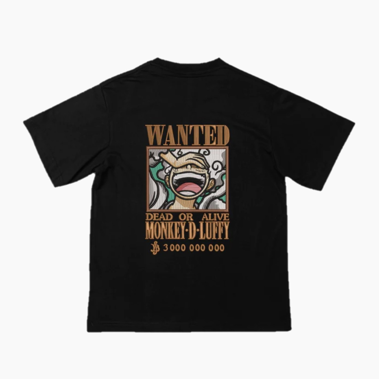 Luffy Gear 5 Bounty Embroidered T-shirt - O.P.-IYAMIUIO