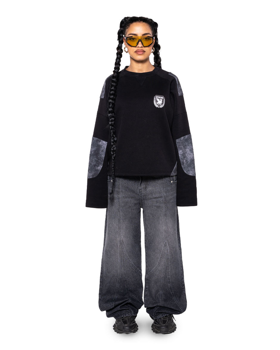 Camou Longsleeve Alpha Black-IYAMIUIO