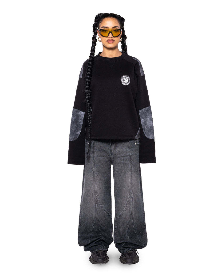 Camou Longsleeve Alpha Black-IYAMIUIO