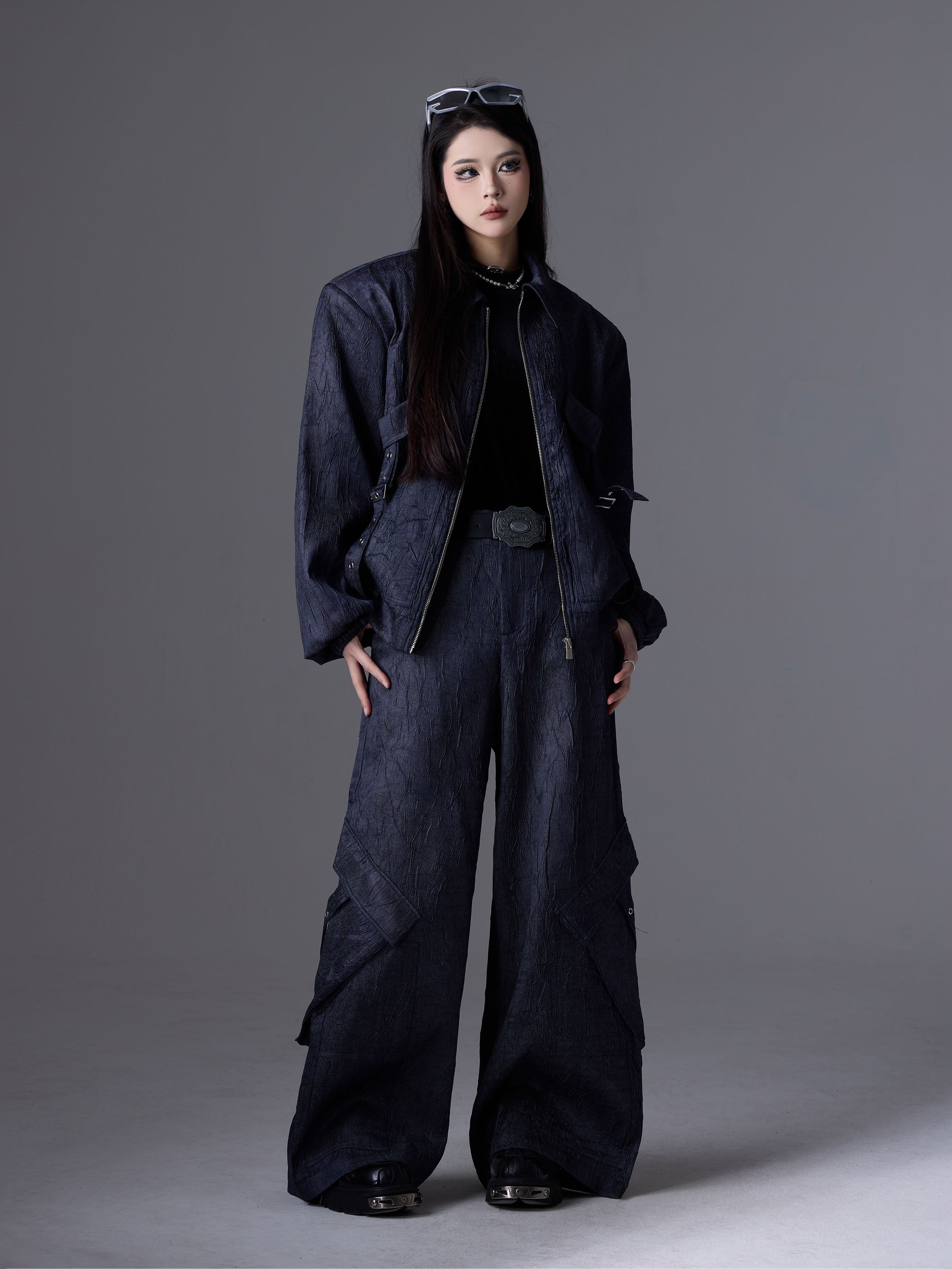 【24s April.】3D Textured Ribbon Jacket-IYAMIUIO