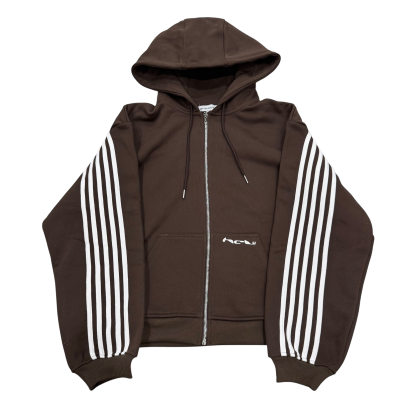 SPIKE HOODIE (BROWN)-IYAMIUIO