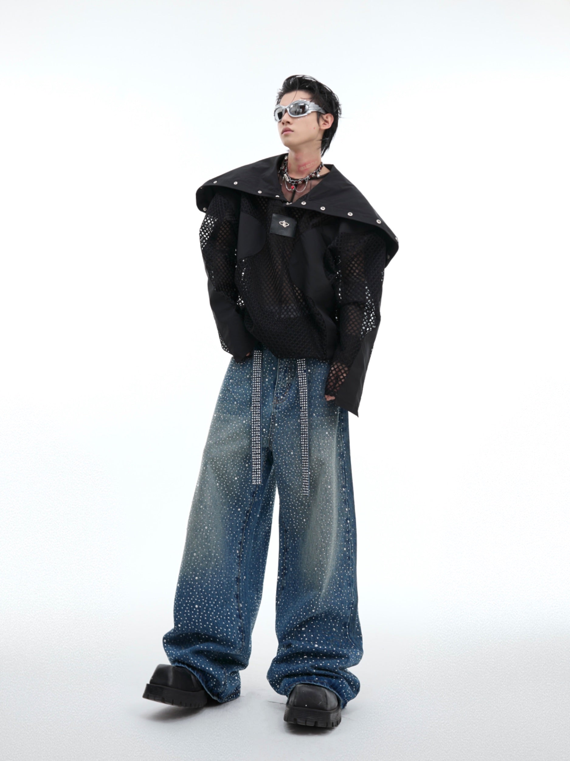 【24s Oct.】Punk Heavy Hollow Hoodie-IYAMIUIO