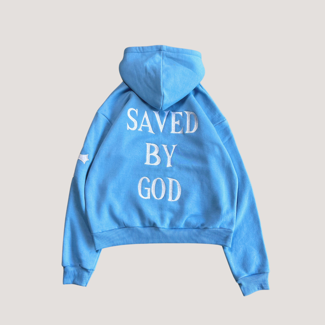SAVED HOODIE (BLUE)-IYAMIUIO
