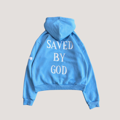 SAVED HOODIE (BLUE)-IYAMIUIO