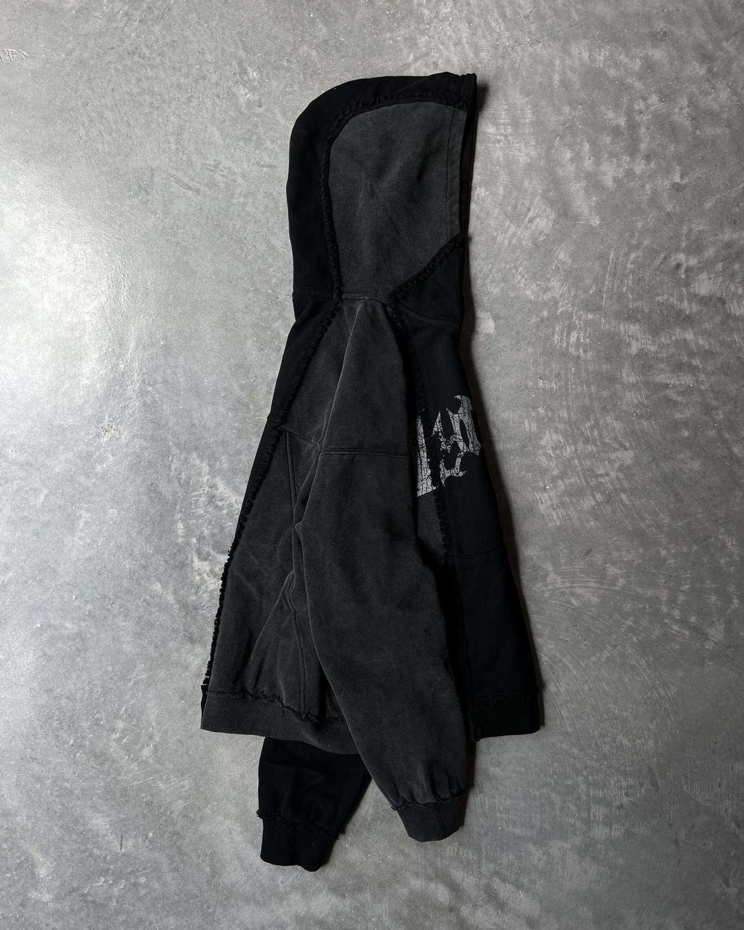 SPLIT PULLOVER (NOIR/COAL)-IYAMIUIO