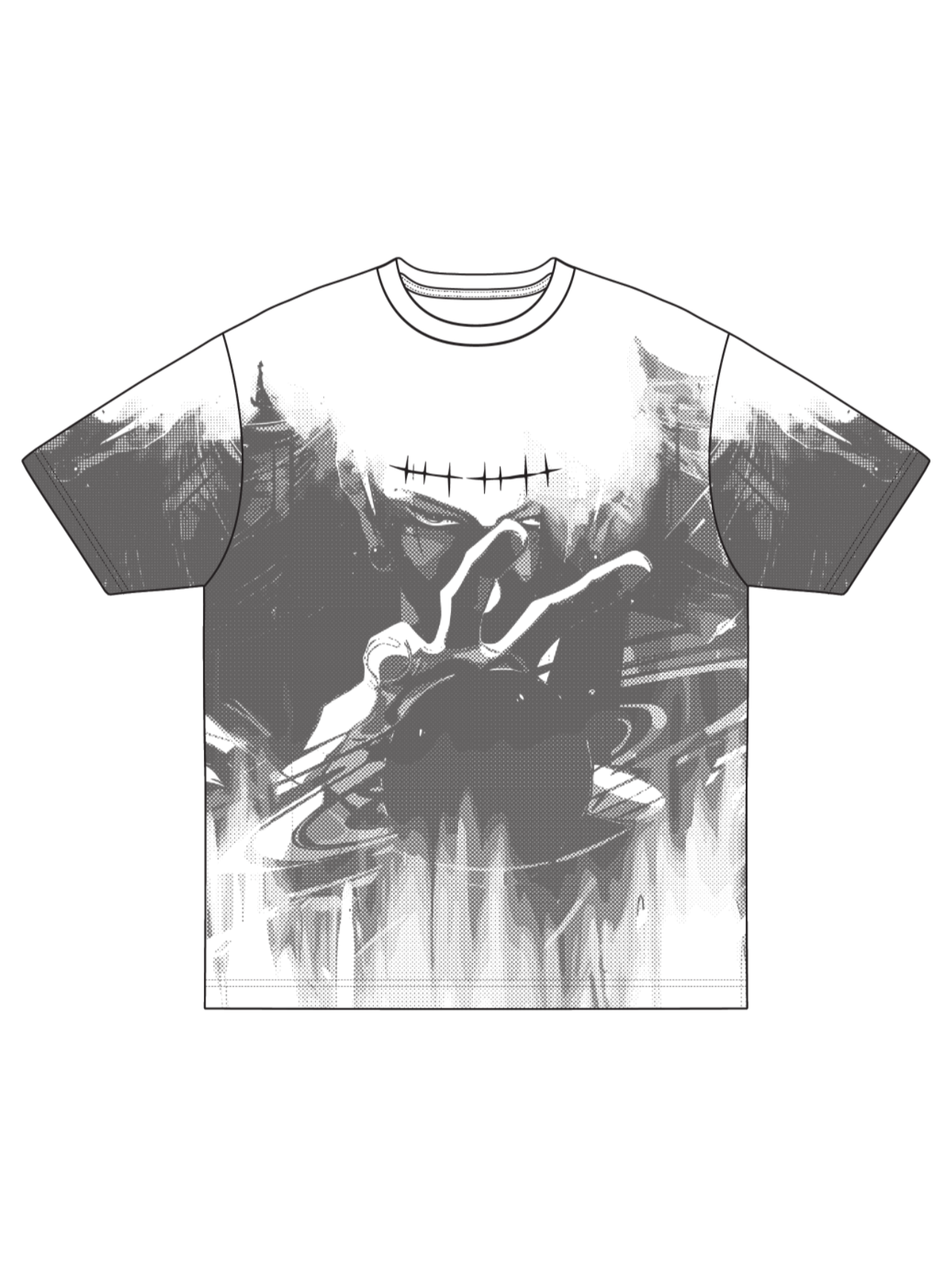 "CURSED" Sun Reactive T-shirt-IYAMIUIO