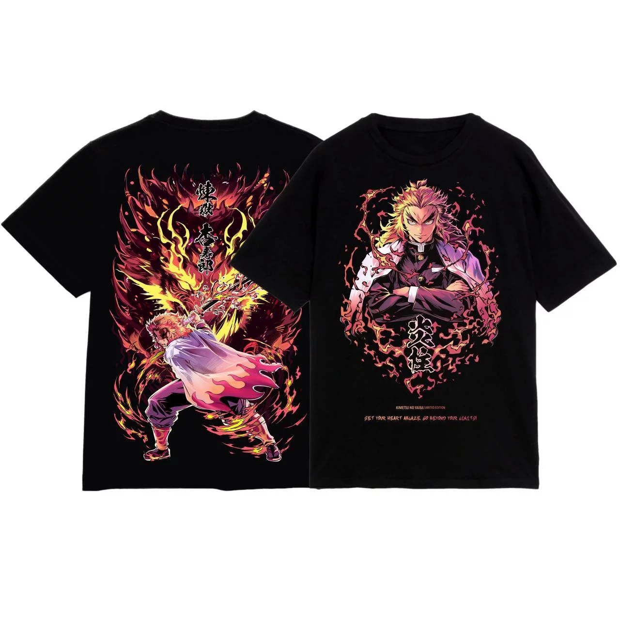 Rengoku Kyoujurou Tee V2 -Demon Slayer-IYAMIUIO