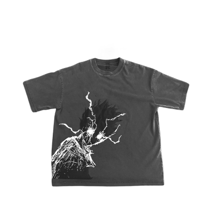 Mob Psycho Vintage Washed Tee-IYAMIUIO