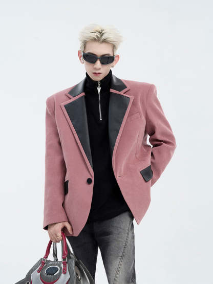 【24s Aug.】Retro High-grade Brushed PU Suit-IYAMIUIO