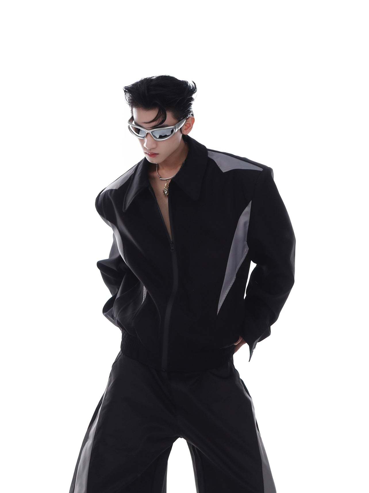 【23s Mar.】Shoulder Pads Thin Jacket-IYAMIUIO