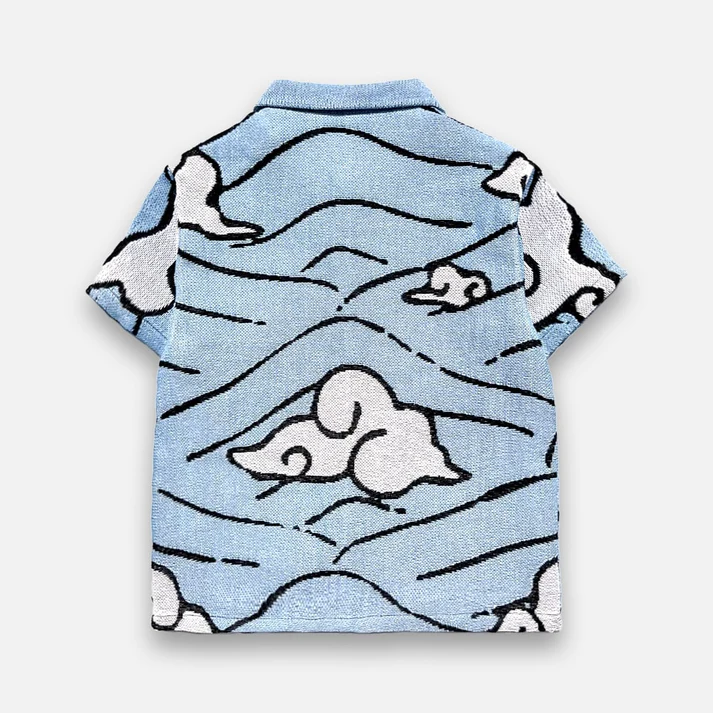 Sakonji Urokodaki Tapestry Button-Up Shirt-Demon Slayer-IYAMIUIO