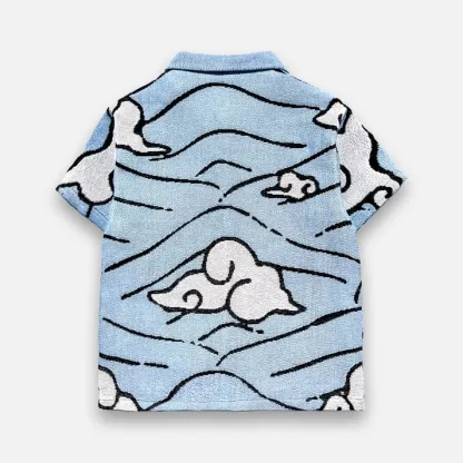 Sakonji Urokodaki Tapestry Button-Up Shirt-Demon Slayer-IYAMIUIO