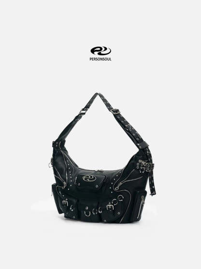 Personsoul Sheepskin Shoulder Bag Small-IYAMIUIO