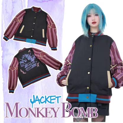 Monkey Bomb Varsity Jacket JINX-IYAMIUIO