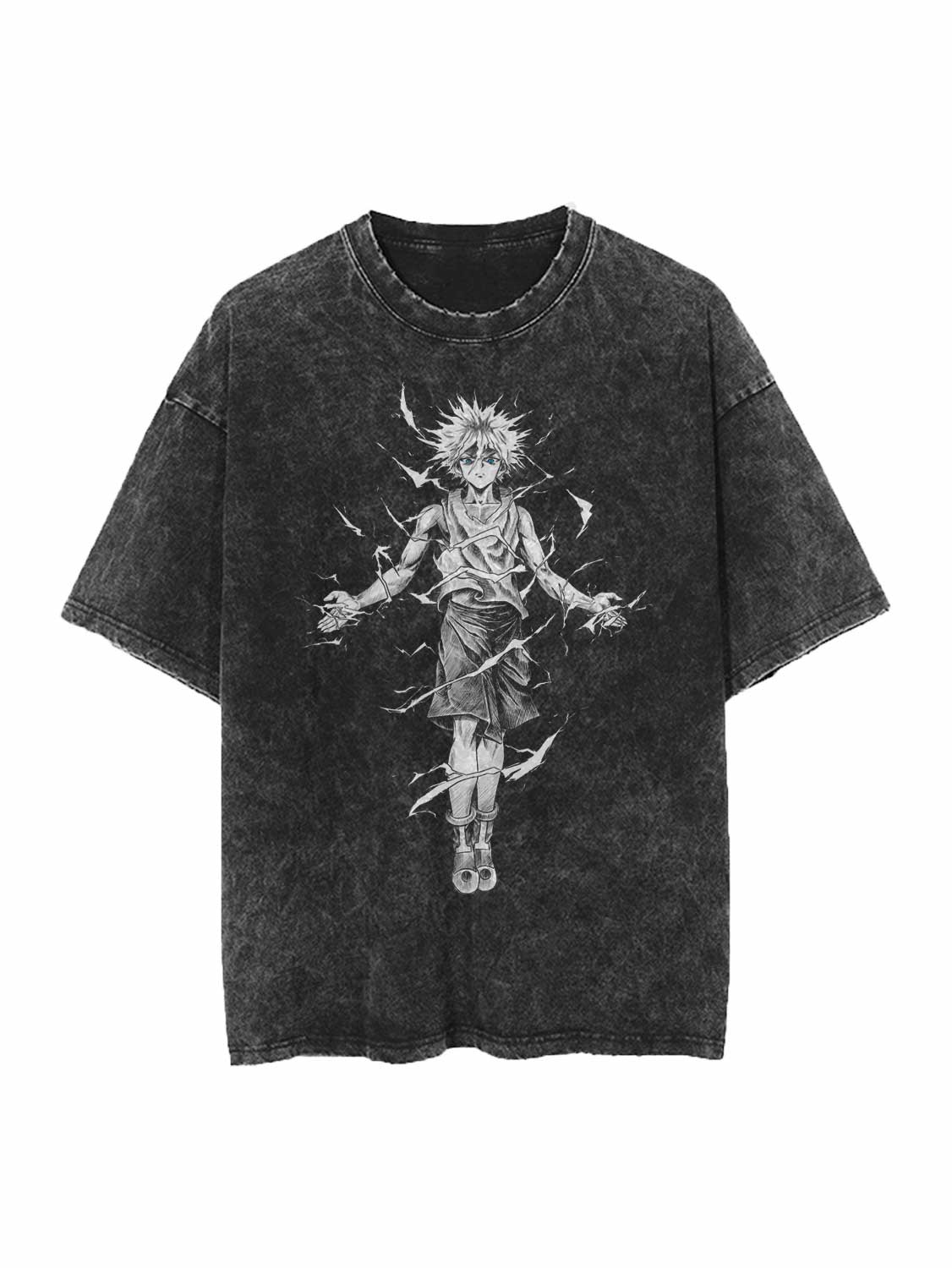 KILLUA HUNTER X HUNTER VINTAGE OVERSIZE TEE-IYAMIUIO