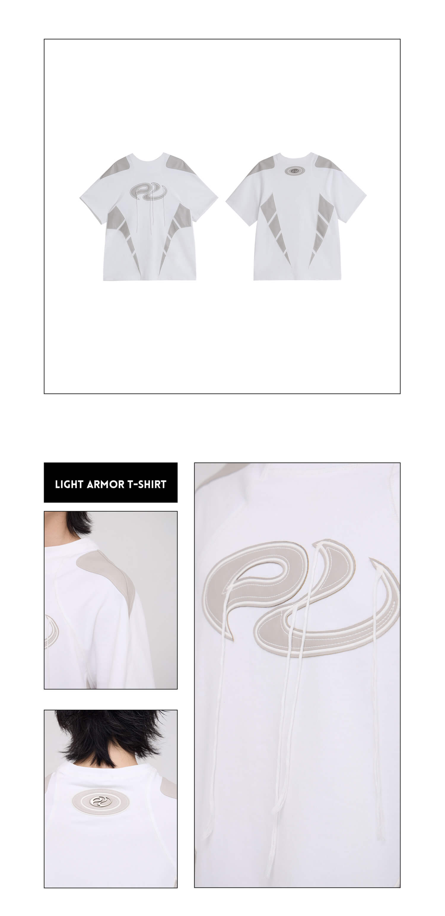 Personsoul Logo With Tassel Oversized T-Shirt-IYAMIUIO