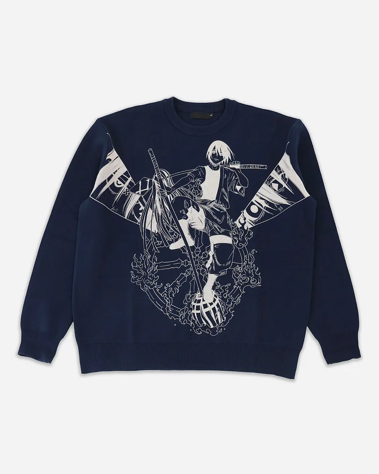 Benimaru Knit Sweater - Fire Force-IYAMIUIO