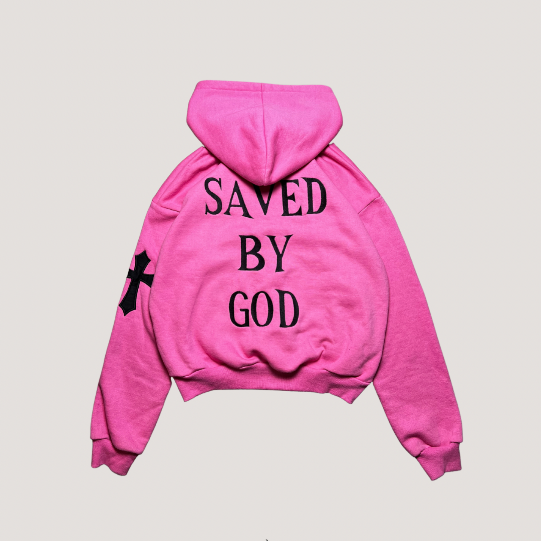 SAVED HOODIE (PINK)-IYAMIUIO