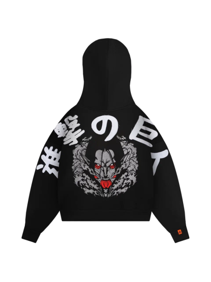 Female Titan Embroidery Hoodie-AOT-IYAMIUIO