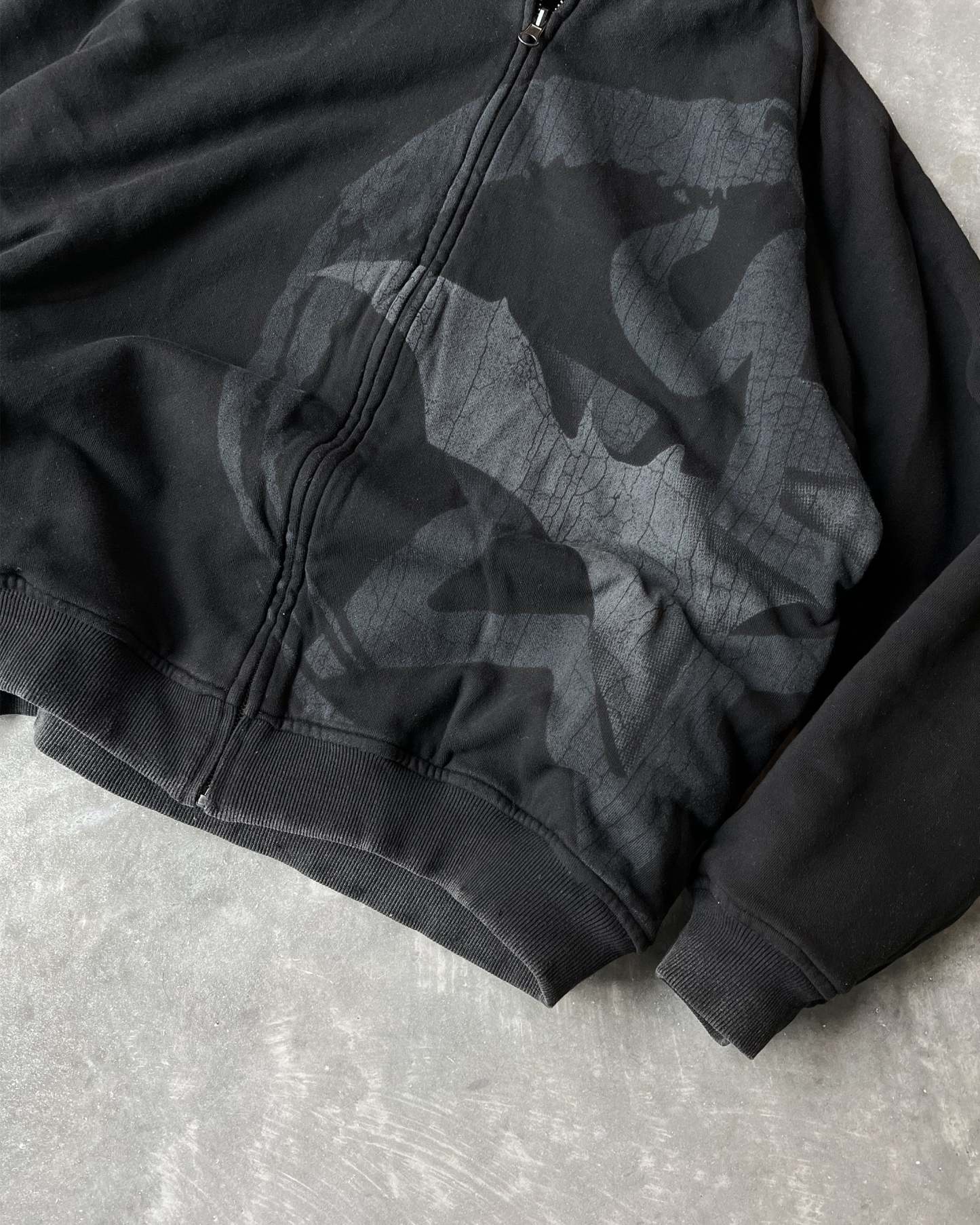 REVERSIBLE ZIPUP (COAL)-IYAMIUIO