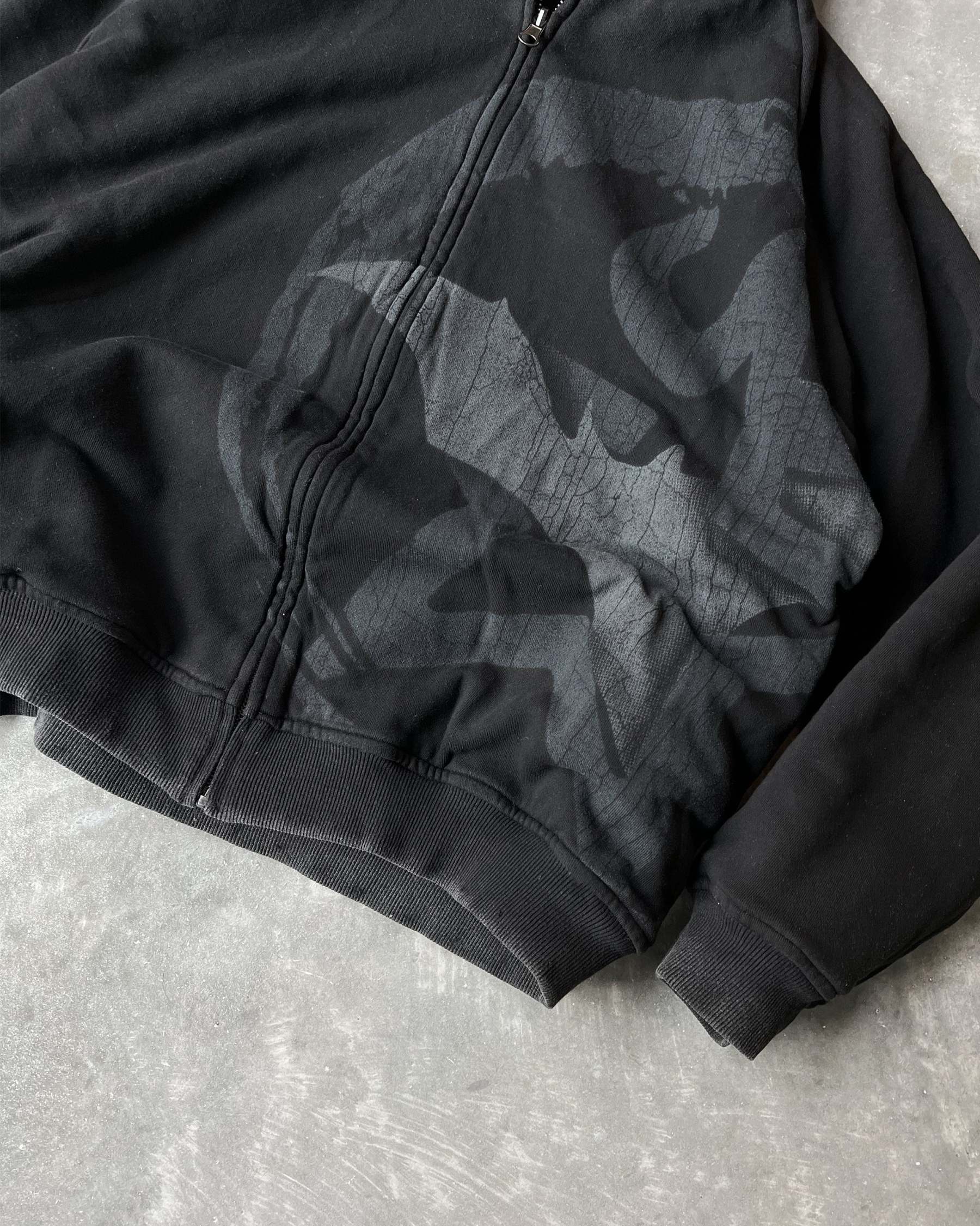 REVERSIBLE ZIPUP (COAL)-IYAMIUIO