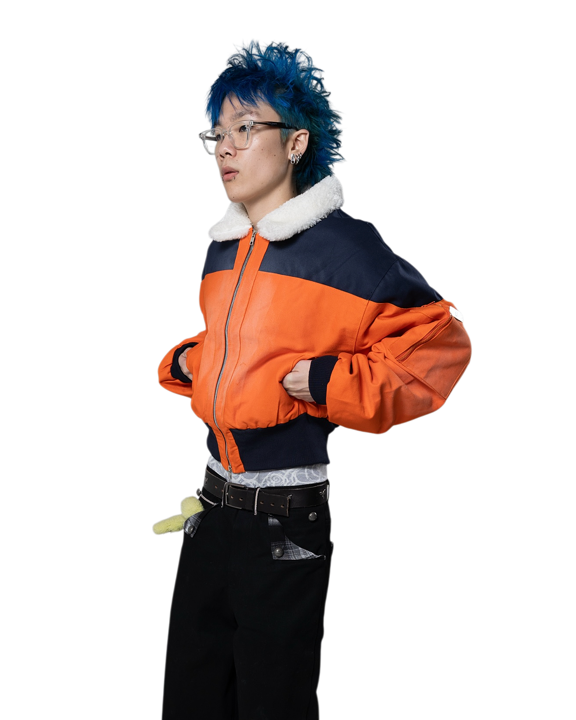 NARUTO CROPPED BOMBER JACKET