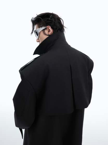 【24s Oct.】Double-Breasted Trench Coat-IYAMIUIO