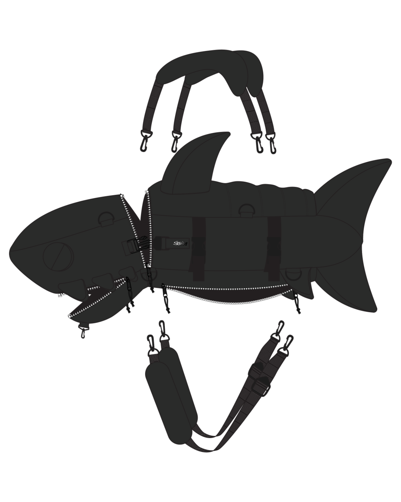 "SHARK" Bag-IYAMIUIO