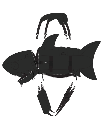 "SHARK" Bag-IYAMIUIO
