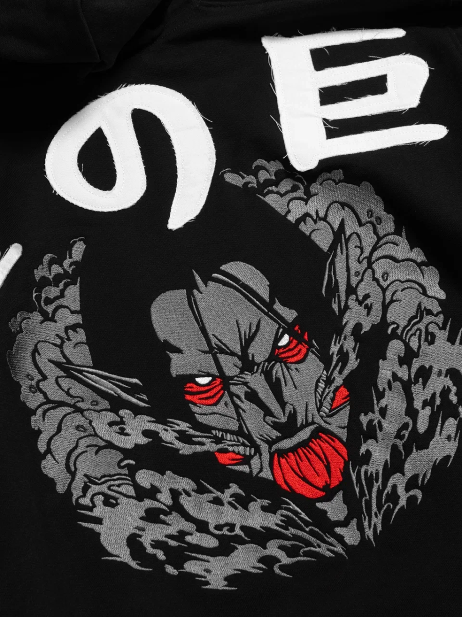 Female Titan Embroidery Hoodie-AOT-IYAMIUIO