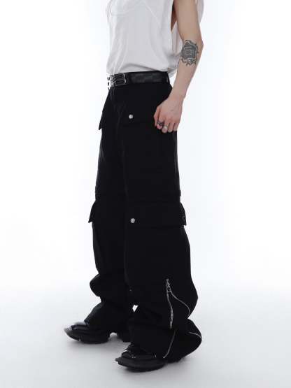 【23s Feb.】Knife Cut Cargo Pants-IYAMIUIO