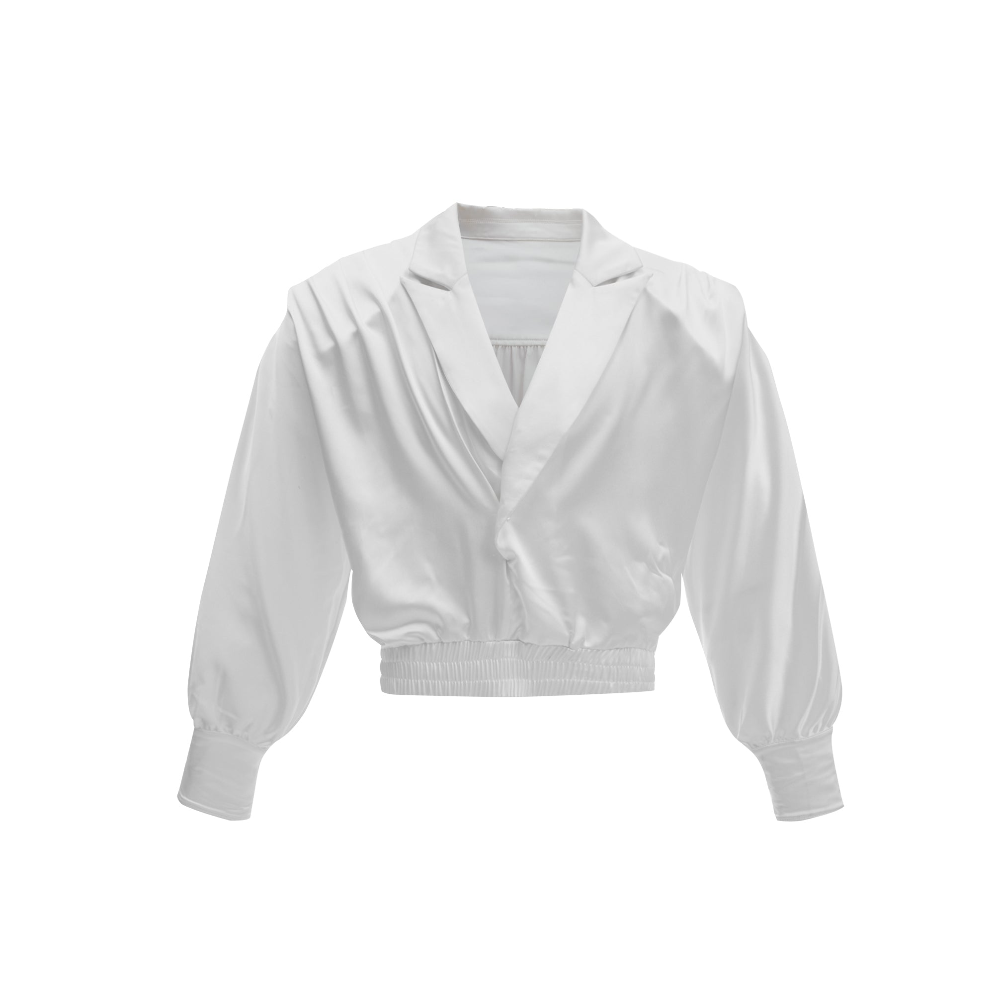 【24s Aug.】Glossy Large V-neck High-end Luxurious Shirt-IYAMIUIO